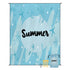 Style STD-001-22 Blue Quick Dry Beach Mat Sand Proof Waterproof Outdoor Picnic Blanket - Compact & Lightweight