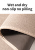 Grey Quick Dry Bathroom Rug - Non-Slip PVC Foam, Super Absorbent, 40x60cm