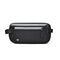 Black(Gray Zipper) Nylon Travel Waist Pack - Waterproof, RFID Blocking, Lightweight