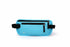 Light Blue Nylon Travel Waist Pack - Waterproof, RFID Blocking, Lightweight