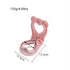 3 Pcs Rose Red Heart Sandwich Maker Sealer - DIY Toast Pocket Bread Cutter & Sealer Mold PP + 304 Stainless Steel