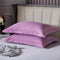 Bright Purple Pure Cotton Flannel Pillowcase Set - Soft, Thickened, Solid Color Pair, 48x74cm
