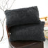 Dark Grey Faux Fur Pillowcase Set - Crystal Velvet Plush Throw Pillow Covers, Bedding Accent 50x70cm, Pair