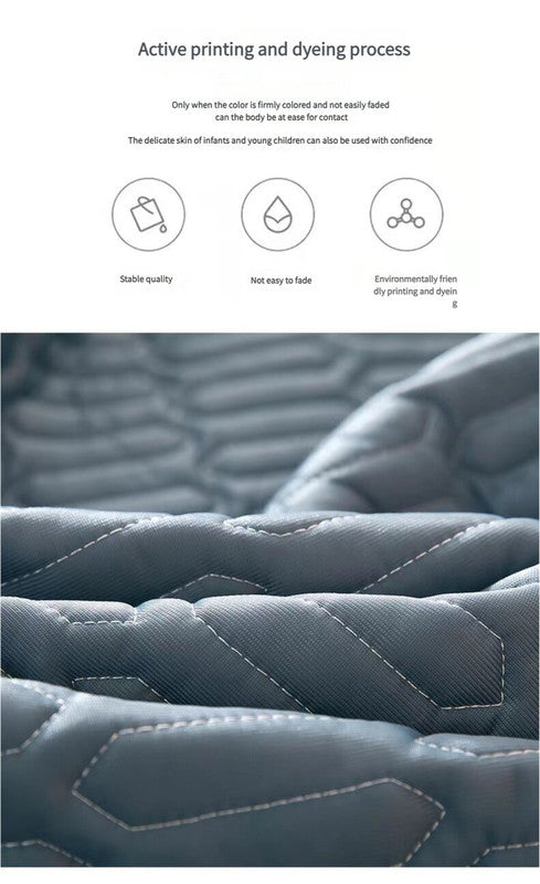 Light Orange Cooling latex texture Pillowcase Set - Latex Feeling, Solid Color, 48x74cm Pair