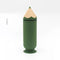 Green Creative Silicone Pencil Case - High-Value Stationery  - Large Capacity Desk Organizer