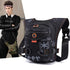 Black Rugged Polyester Waist Pack - Stylish, Multi-Compartment Crossbody Bag for Outdoor Adventures