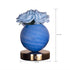 Blue Dreamy Rose Planet Lamp Night Light - Elegant 21cm USB-Charged 3-Color Touch Dimming Decor Gift