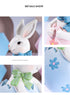 Blue Easter Rabbit Egg Resin Decoration - Charming Festive Gift for Kids' Rooms and Holidays