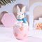 Pink Easter Rabbit Egg Resin Decoration - Charming Festive Gift for Kids' Rooms and Holidays