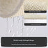 Blue Circular Pattern  PVC Non-Slip Bath Mat 45x75cm - Shower Drain Hole Design, Soft & Quick-Dry Bathroom Rug
