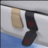 2 Pcs Blue PU Leather Car Visor Sunglasses Holder - Multi-Functional Clip for Glasses, Cards & Tickets, 9.5x4.5cm
