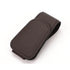 2 Pcs Brown PU Leather Car Visor Sunglasses Holder - Multi-Functional Clip for Glasses, Cards & Tickets, 9.5x4.5cm