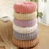 Khaki Plush Pet Bed - 40cm Round Dog & Cat Mat, Cozy PP Cotton Filled, Comfortable Pet Supplies