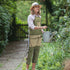 Green And Beige Gardening Leg Apron - Oxford Fabric, Multi-Pocket, Extended Design, 118x45cm, 450g