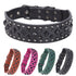Size S Green 1 pack Stylish PU Leather Dog Collar with Spikes - Adjustable, Durable & Comfortable for Medium to Large Breeds