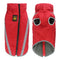 Size 2XL Red Reflective Winter Dog Jacket - Warm & Waterproof Outdoor Coat for Large Breeds