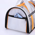 Size L Pink And White Foldable Pet Carrier Bag - Lightweight, Breathable, and Spacious for All Seasons