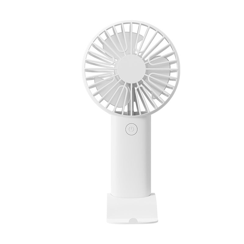 2 PCS White Portable USB Fan - 3 Speed Settings - Perfect for Office, Desk & Travel