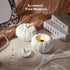 English Pear FreesiaCeramic Pumpkin Candle with Lid - Home Decor and Gift Ideas