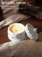 White Peach OolongRotating Carousel Soy Candle - Unique Home Decor & Gift