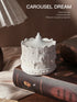 Blue bellRotating Carousel Soy Candle - Unique Home Decor & Gift