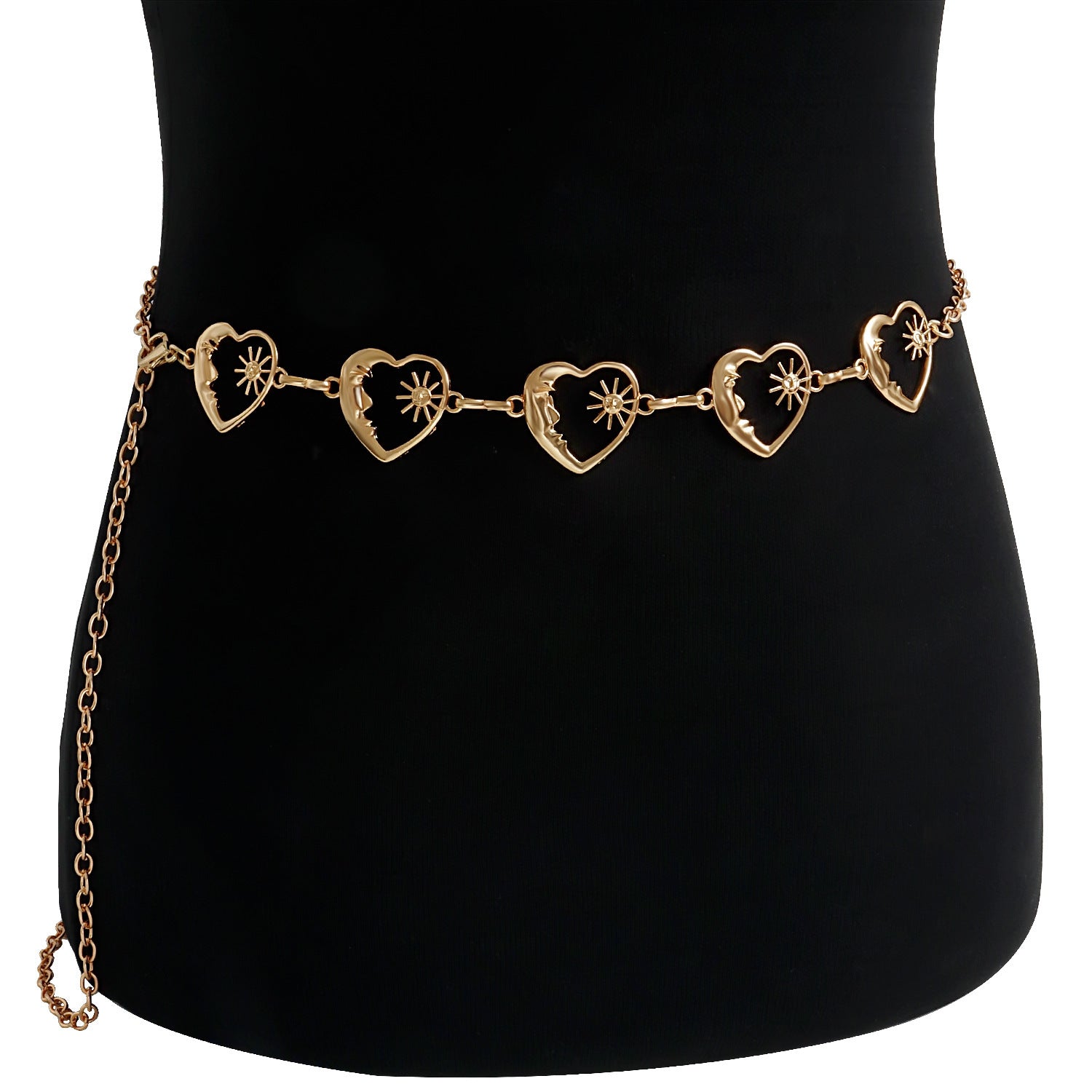 2 PCS Style 6Statement Body Chain Belt - Women's Sun Flower Waist Jewelry