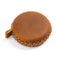 2 PCS Brown Hand-Stitched Leather Tape Measure - Compact & Stylish Measuring Tool