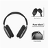 Black Bluetooth Over-Ear Headphones - Mesh Headband, Wireless, Rotatable Earcups