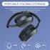 Black Over-Ear Wireless Headphones - Immersive Sound, 360º Surround Sound