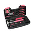 39-Piece Home Tool Kit - Pink Carbon Steel Hardware Set