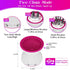 White Electric Makeup Brush Cleaner - Fast & Deep Cleaning, USB Powered