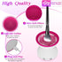 White Electric Makeup Brush Cleaner - Fast & Deep Cleaning, USB Powered