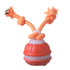 Orange 2- pcs Interactive Dog Toy - Self-Moving Ball with Rope, Boredom Buster