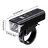 Bike Headlight - Rechargeable LED Bicycle Front Light, 85º Floodlight (Digital display model)