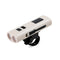 Beige Multifunctional LED Bike Light Power Bank - Rechargeable Cycling Flashlight