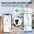 (Round White) Mini GPS Tracker - Apple Find My Enabled, Key Finder, Wallet Locator, Anti-Theft Tag