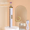 White Mini Electric Nail Polisher with USB Charging and 5 Grinding Heads