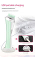 Pink Rechargeable Facial Cleansing Brush Kit with 4 Heads & Charging Dock