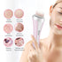 Green Rechargeable Facial Cleansing Brush Kit with 4 Heads & Charging Dock