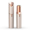 Champagne Gold Mini Lipstick Electric Shaver - USB Rechargeable Facial Hair Remover