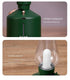 Black Retro Kerosene Lamp Humidifier - Rechargeable Cool Mist Maker with Dimmable Light