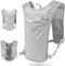 Grey Lightweight Hydration Vest Pack - Breathable Running & Cycling Backpack