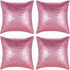 Shiny Sequin Pillowcase - Single-sided gorgeous pillowcase  (Pink pair: 40x40cm)