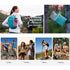 Black Lightweight Foldable Backpack - Great for Hiking and Travel Backpacks