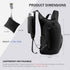 Ocean blue Lightweight Foldable Backpack - Great for Hiking and Travel Backpacks