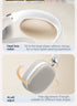 Pink Wireless Bluetooth Headphones - Over-Ear, Deep Bass, Foldable, Long Battery Life