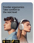 Blue Wireless Bluetooth Headphones - Over-Ear, Deep Bass, Foldable, Long Battery Life