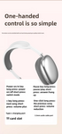 Silver Immersive 3D Audio Headphones - Wireless Over-Ear Comfort, Type-C Charging