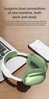 Black Immersive 3D Audio Headphones - Wireless Over-Ear Comfort, Type-C Charging
