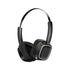 Black Compact Retro Headphones - Wireless Bluetooth, Deep Bass, Immersive Sound